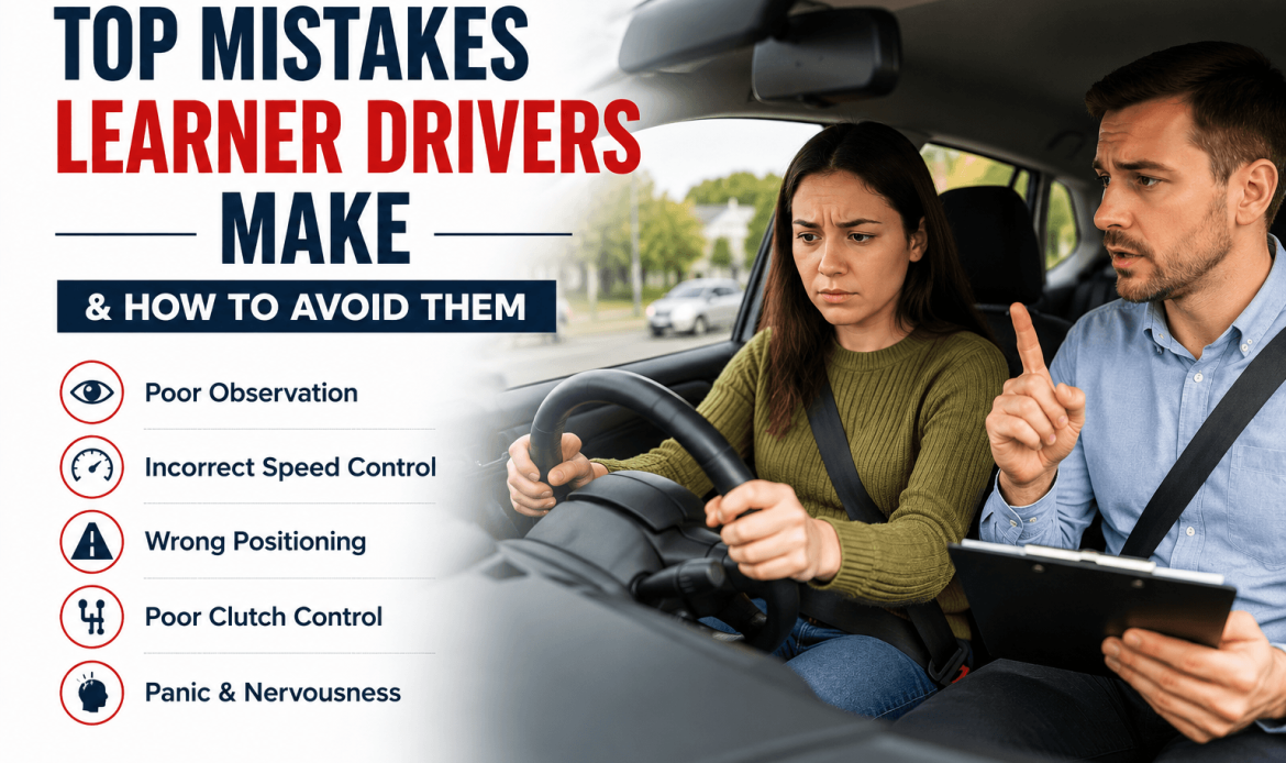 Top Mistakes Learner Drivers Make